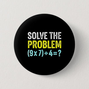 Funny 67 Meme Six Seven Math Teacher Brain-rot Jok 6 Cm Round Badge