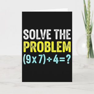 Funny 67 Meme Six Seven Math Teacher Brain-rot Jok Card