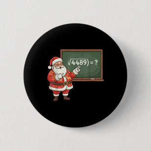 Funny 67 Meme Six Seven Math Teacher Christmas Gen 6 Cm Round Badge