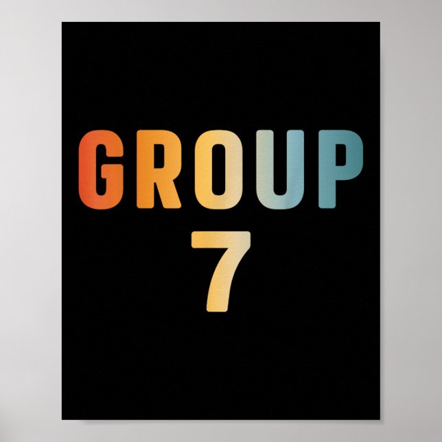Funny 67 Meme Six Seven Number 6 And 7 Group 7 Bra Poster (Front)