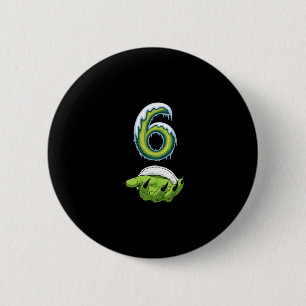 Funny 67 Meme Six Seven Scary Monster Hands Christ 6 Cm Round Badge