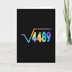 Funny 67 Meme Square Root 4489 Slang Math Teacher Card