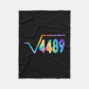 Funny 67 Meme Square Root 4489 Slang Math Teacher Fleece Blanket