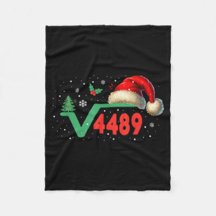 Funny 67 Meme Square Root 4489 Slang Math Teacher Fleece Blanket