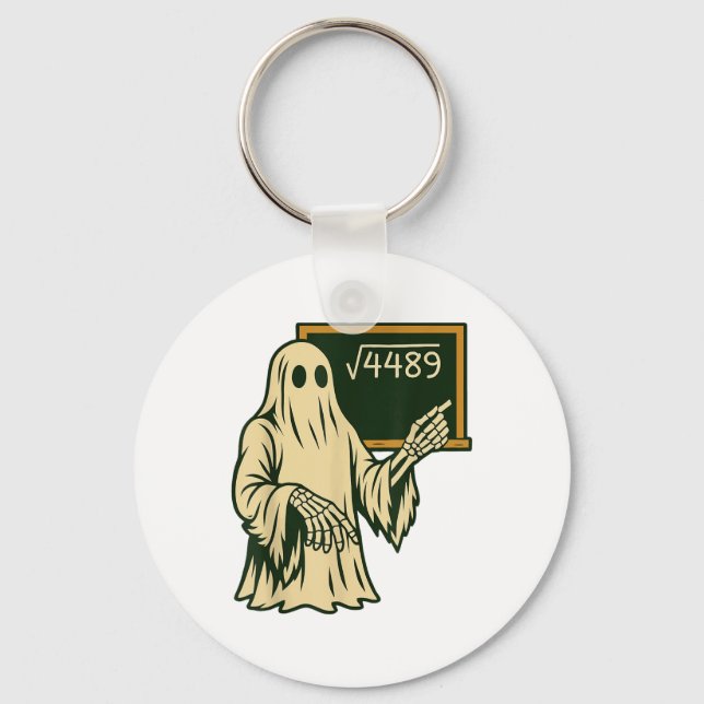 Funny 67 Meme Square Root 4489 Slang Math Teacher  Key Ring (Front)