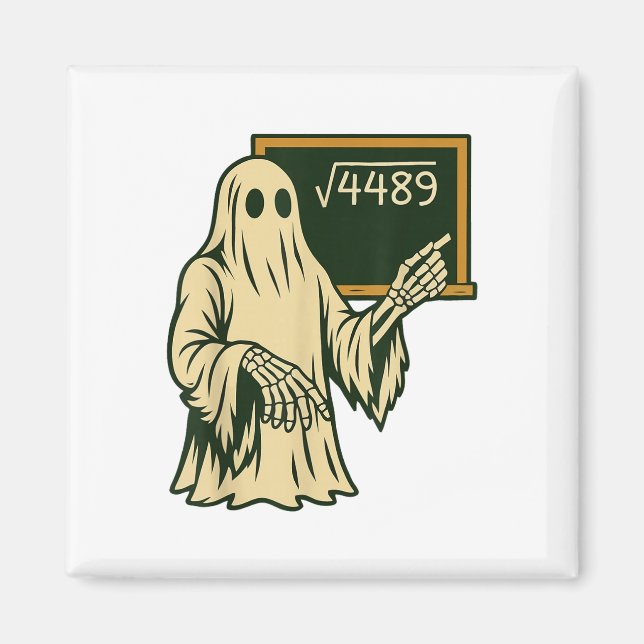 Funny 67 Meme Square Root 4489 Slang Math Teacher  Magnet (Front)