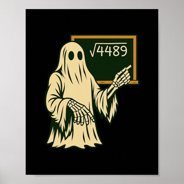 Funny 67 Meme Square Root 4489 Slang Math Teacher  Poster (Front)