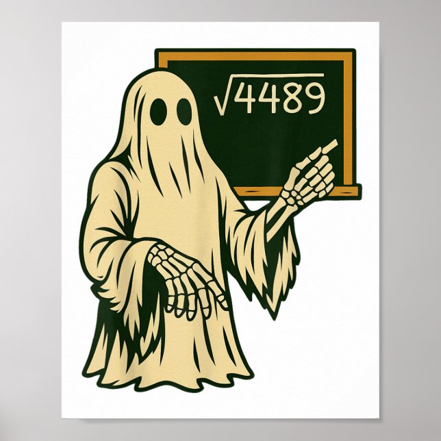Funny 67 Meme Square Root 4489 Slang Math Teacher  Poster (Front)