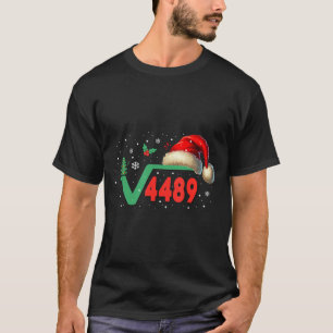 Funny 67 Meme Square Root 4489 Slang Math Teacher  T-Shirt