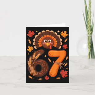 Funny 67 Meme Thanksgiving Turkey Day Fall Humor H Card