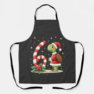 Funny 67 Meme Turtle Christmas PJm Men Women Famil Apron
