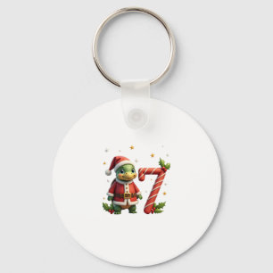 Funny 67 Meme Turtle Christmas PJm Men Women Famil Key Ring