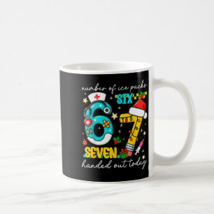 Funny 67 School Nurse Christmas Six Seven School N Coffee Mug