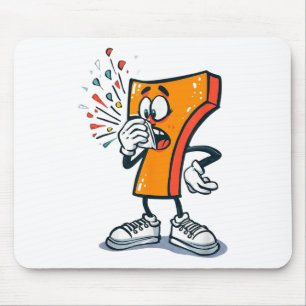 Funny 67 Sick Seven Halloween Party Costume Tee Mouse Pad