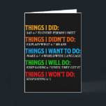 Funny 67 Six Seven 6 7 Meme Things Want To Do 6-7  Card<br><div class="desc">Funny 67 Six Seven 6 7 Meme Things Want To Do 6-7 Boys Girls</div>