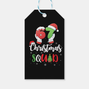 Funny 67 Six Seven Brianrot Christmas Squad Gift Tags