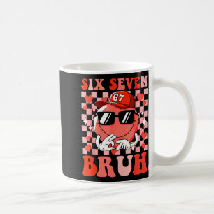 Funny 67 Six Seven Bruh Valentine 6 7 Meme Love Wo Coffee Mug