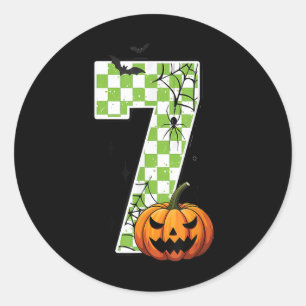 Funny 67 Six Seven Couple Matching Halloween Costu Classic Round Sticker