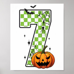 Funny 67 Six Seven Couple Matching Halloween Costu Poster