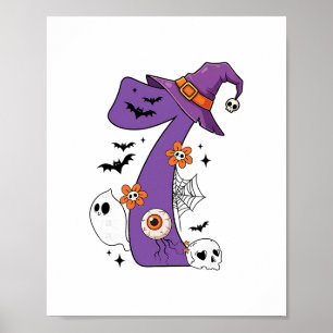 Funny 67 Six Seven Couple Matching Halloween Costu Poster