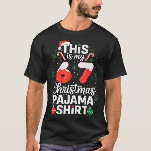Funny 67 Six Seven Meme Brainrot Cringe Christmas  T-Shirt