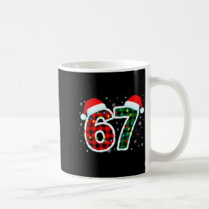 Funny 67 Six Seven Meme Christmas Pajamas Holiday  Coffee Mug