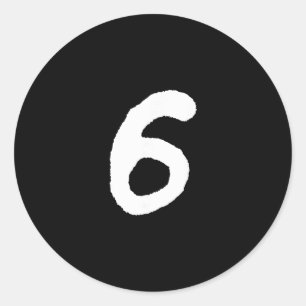 Funny 67 Six Seven Meme Costume Couple Matching Ha Classic Round Sticker