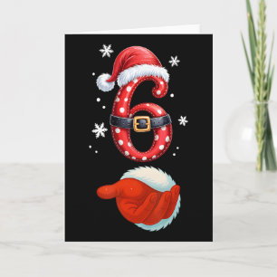 Funny 67 Six Seven Meme Couple Matching Christmas Card