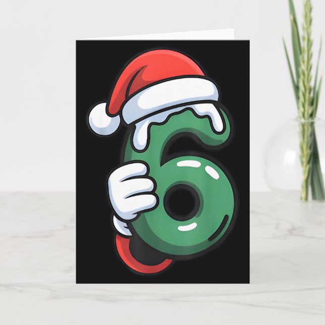 Funny 67 Six Seven Meme Couple Matching Christmas  Card (Front)
