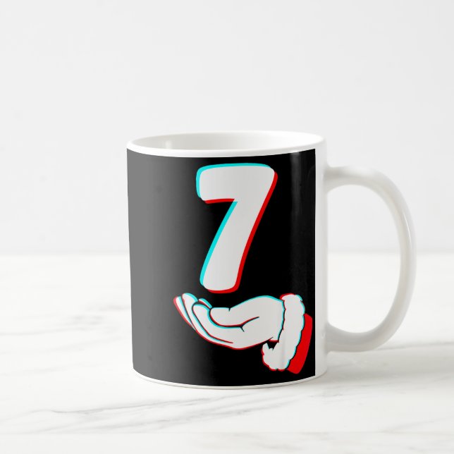 Funny 67 Six Seven Meme Couple Matching Christmas  Coffee Mug (Right)