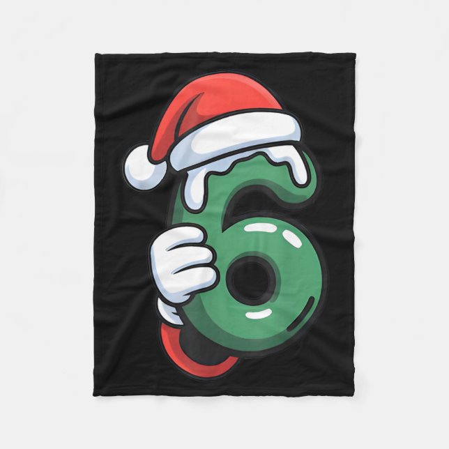 Funny 67 Six Seven Meme Couple Matching Christmas  Fleece Blanket (Front)