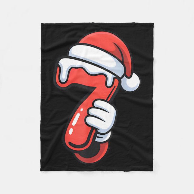 Funny 67 Six Seven Meme Couple Matching Christmas  Fleece Blanket (Front)