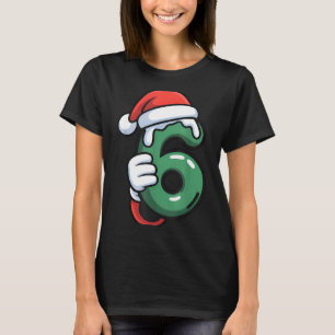 Funny 67 Six Seven Meme Couple Matching Christmas  T-Shirt