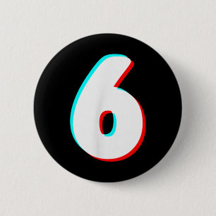 Funny 67 Six Seven Meme Couple Matching Halloween 6 Cm Round Badge
