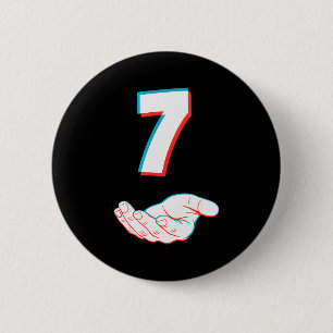 Funny 67 Six Seven Meme Couple Matching Halloween 6 Cm Round Badge