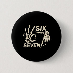 Funny 67 Six Seven Meme Couple Matching Halloween 6 Cm Round Badge