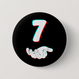 Funny 67 Six Seven Meme Couple Matching Halloween 6 Cm Round Badge