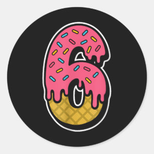 Funny 67 Six Seven Meme Couple Matching Halloween  Classic Round Sticker