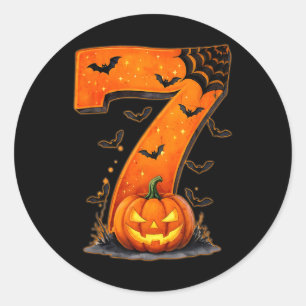 Funny 67 Six Seven Meme Couple Matching Halloween Classic Round Sticker