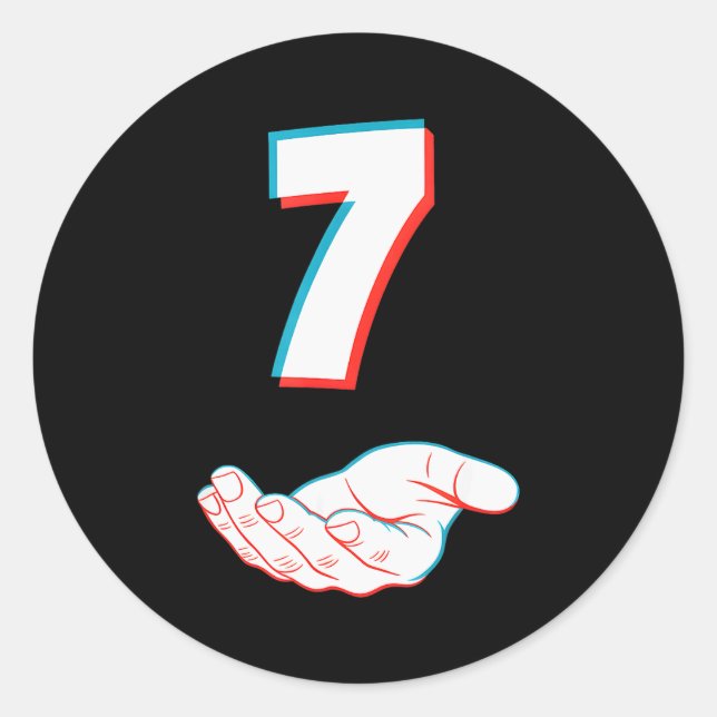 Funny 67 Six Seven Meme Couple Matching Halloween  Classic Round Sticker (Front)