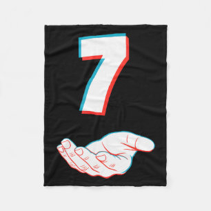 Funny 67 Six Seven Meme Couple Matching Halloween  Fleece Blanket