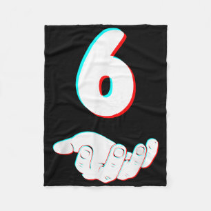 Funny 67 Six Seven Meme Couple Matching Halloween Fleece Blanket