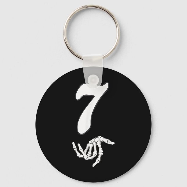 Funny 67 Six Seven Meme Couple Matching Halloween  Key Ring (Front)