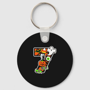 Funny 67 Six Seven Meme Couple Matching Halloween Key Ring