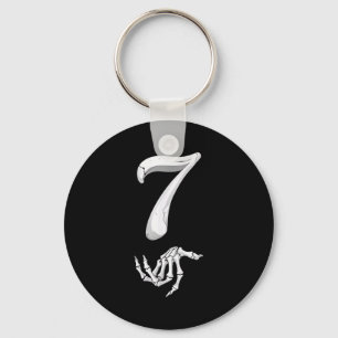 Funny 67 Six Seven Meme Couple Matching Halloween  Key Ring