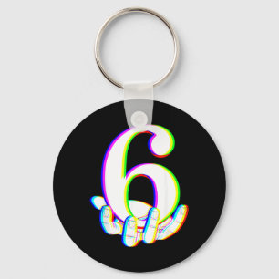 Funny 67 Six Seven Meme Couple Matching Halloween Key Ring