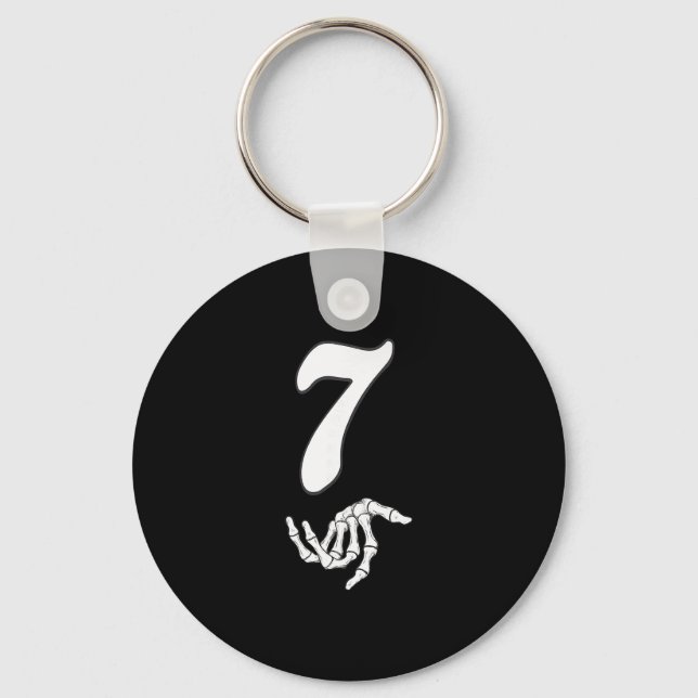 Funny 67 Six Seven Meme Couple Matching Halloween  Key Ring (Front)