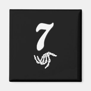 Funny 67 Six Seven Meme Couple Matching Halloween Magnet