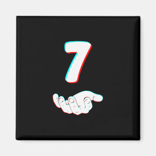 Funny 67 Six Seven Meme Couple Matching Halloween  Magnet