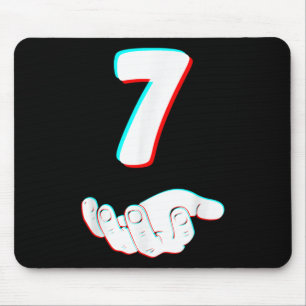 Funny 67 Six Seven Meme Couple Matching Halloween Mouse Pad